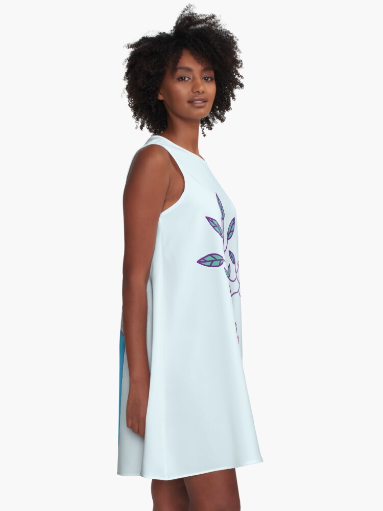Alternate view of Growing Flame A-Line Dress