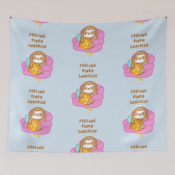Item preview, Feeling Kinda Snackish Snack Sloth  designed and sold by theslothinme.