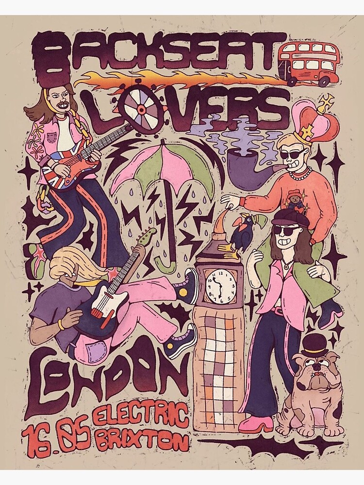 "Backseat Lovers Album" Sticker for Sale by akumatekken Redbubble