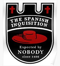 Spanische Inquisition Unerwartet seit Poster