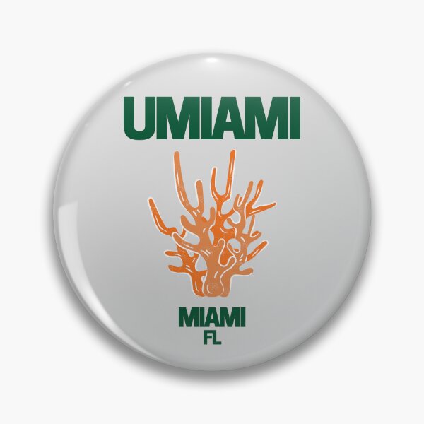 Aperçu de l'œuvre Sites touristiques Université de Miami créée et vendue par Hebrew Stickers.