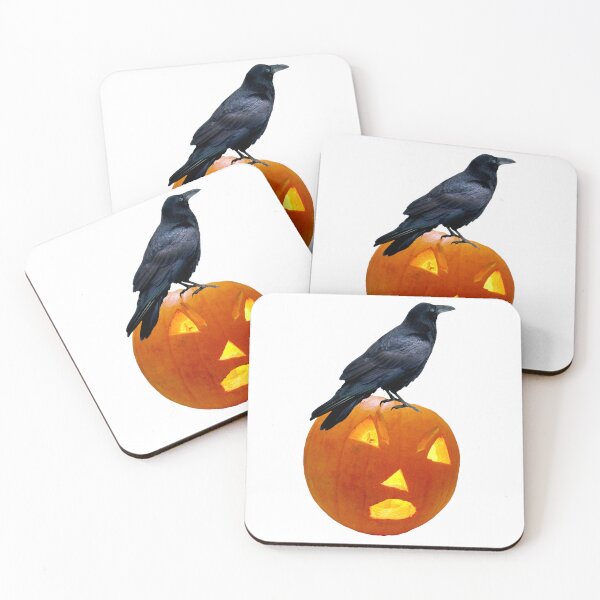 Item preview, Raven Jack-o-Lantern designed and sold by catsclips.