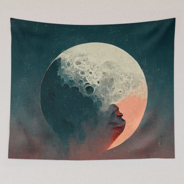 Item preview, Moon Day Faded Lunar Harvest designed and sold by MythicPrompts.
