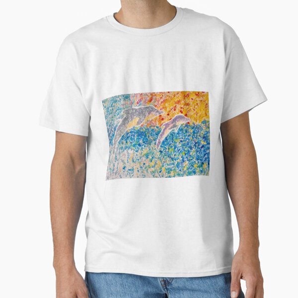 Item preview, Dolphins Dancing at Sunrise designed and sold by Sydney Edmond.