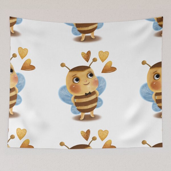 Item preview, Cute Boy Bee, Nursery, Baby Animals Art, Design by FundArtCreative designed and sold by Fundartcreative.