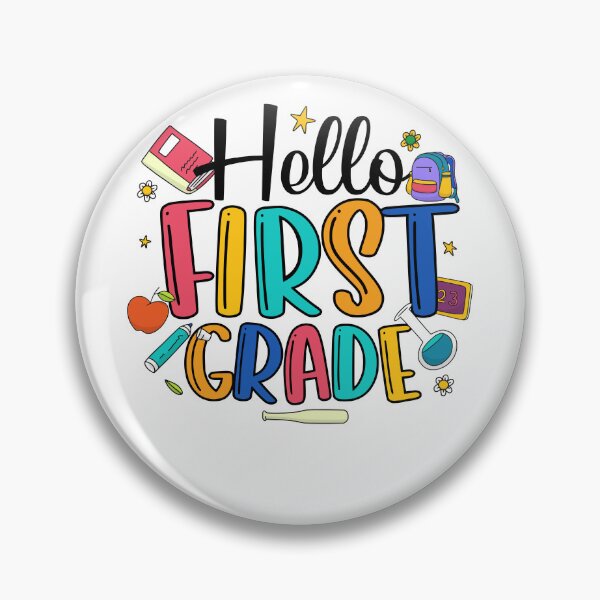Item preview, Hello First Grade Back to School ,Teacher Sutdent designed and sold by CarolynDesign.