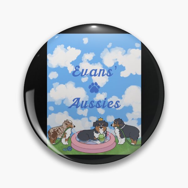 Item preview, Evans Aussies filling up the pool   designed and sold by ChristiSimmo.