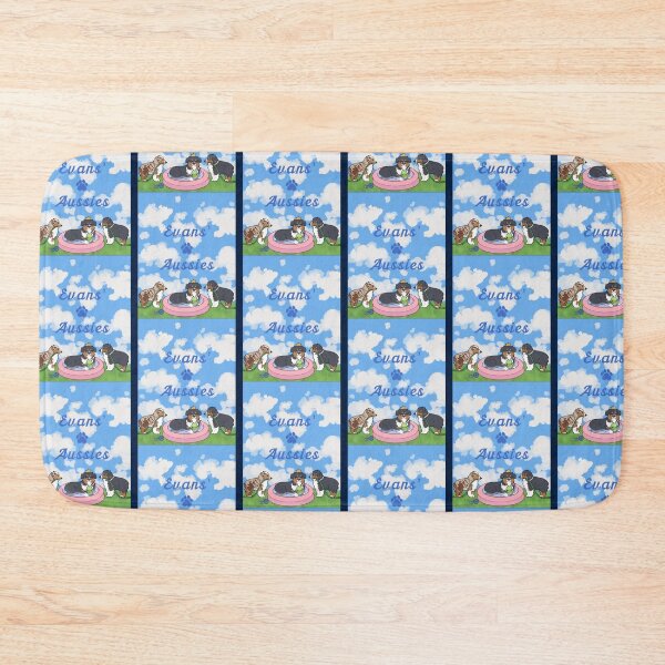 Item preview, Evans Aussies filling up the pool   designed and sold by ChristiSimmo.