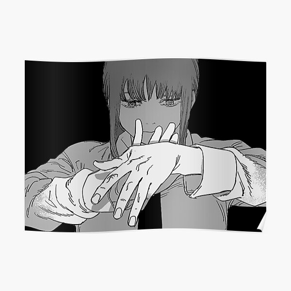 "Makima Devil Power Control" Poster for Sale by Skythink Redbubble