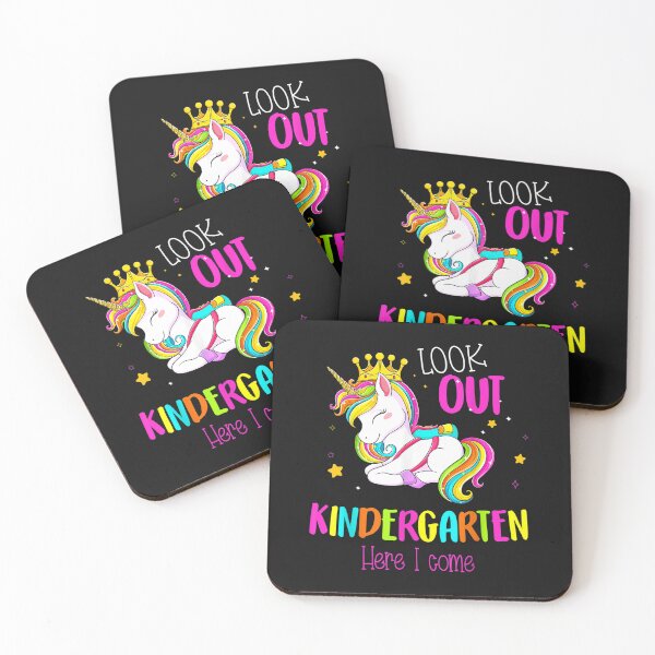 Item preview, Back To School Look Out Kindergarten Here I Come Unicorn Kid T-Shirt designed and sold by Beroti-Vanda.