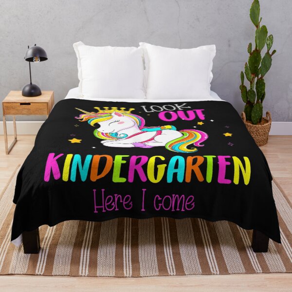 Item preview, Back To School Look Out Kindergarten Here I Come Unicorn Kid T-Shirt designed and sold by Beroti-Vanda.