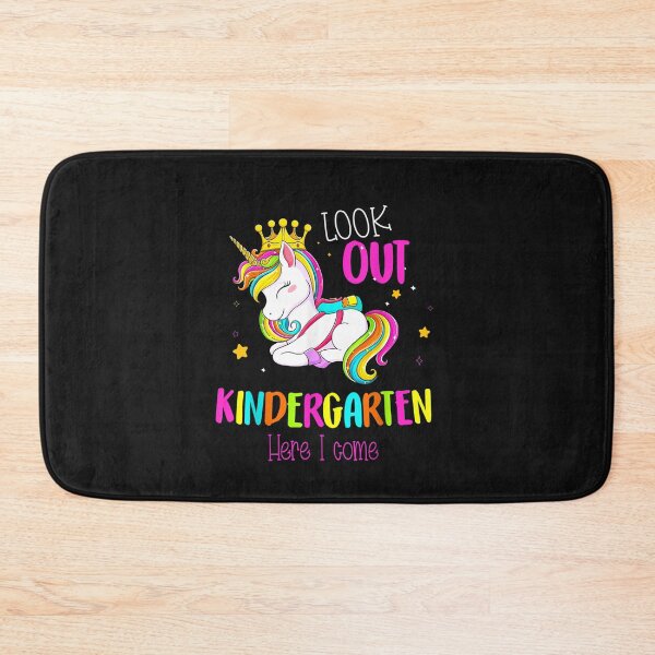 Item preview, Back To School Look Out Kindergarten Here I Come Unicorn Kid T-Shirt designed and sold by Beroti-Vanda.