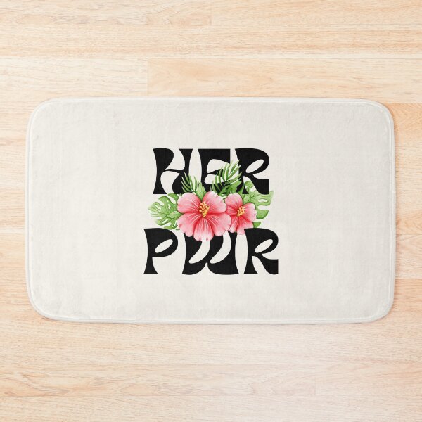 Item preview, Her Pwr | Power to Girls | Pink Hibiscus Flower designed and sold by SpeakLifeHQ.