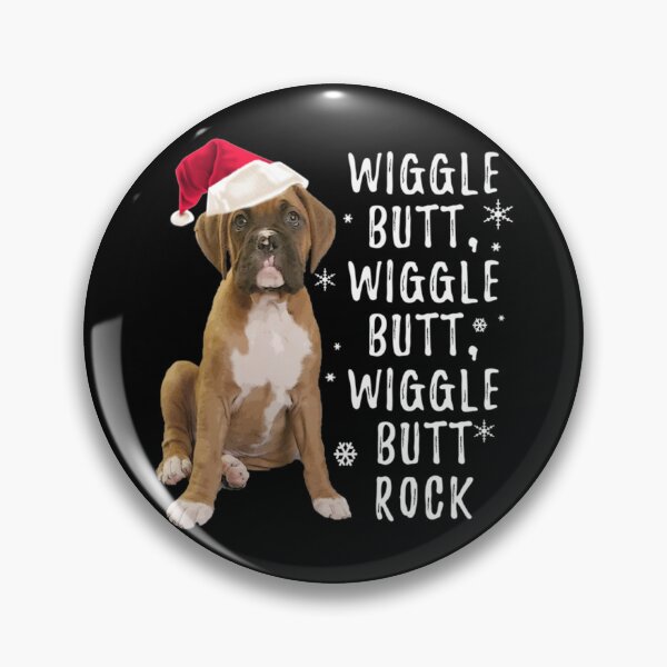 Item preview, Wiggle Butt Rock, Boxer Dog Sweater for the Holidays   designed and sold by ChristiSimmo.