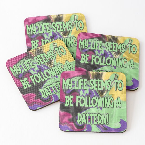 Item preview,  Knitting Pattern Dots Funny Slogan Graphic For Knitters designed and sold by Shiloh From Alaska.