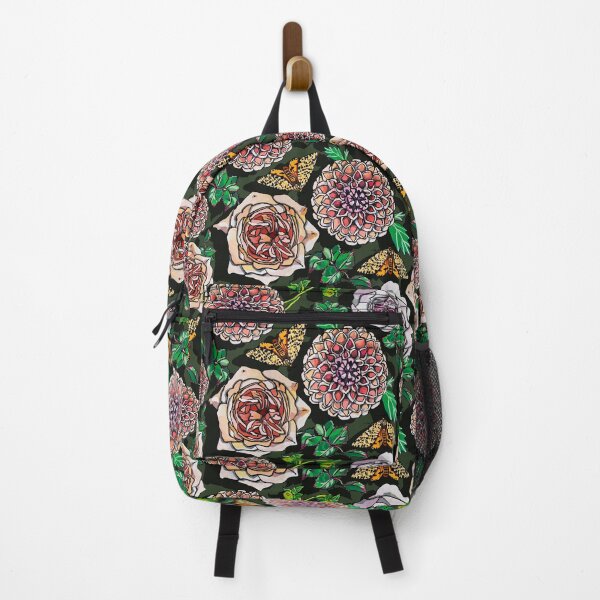 Item preview, Peachy Rose and Dahlia garden designed and sold by ariellemorris.