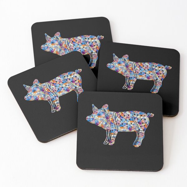 Item preview, Cool And Awesome Pig Geometric designed and sold by UnknownArtistt.