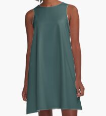 color dark slate grey A-Line Dress
