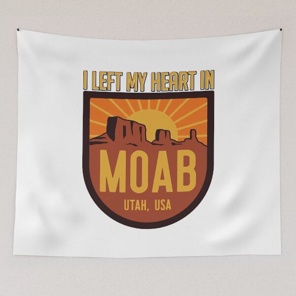 Aperçu de l'œuvre Moab Utah, Vintage, Arche, Coucher De Soleil créée et vendue par graphic-genie.
