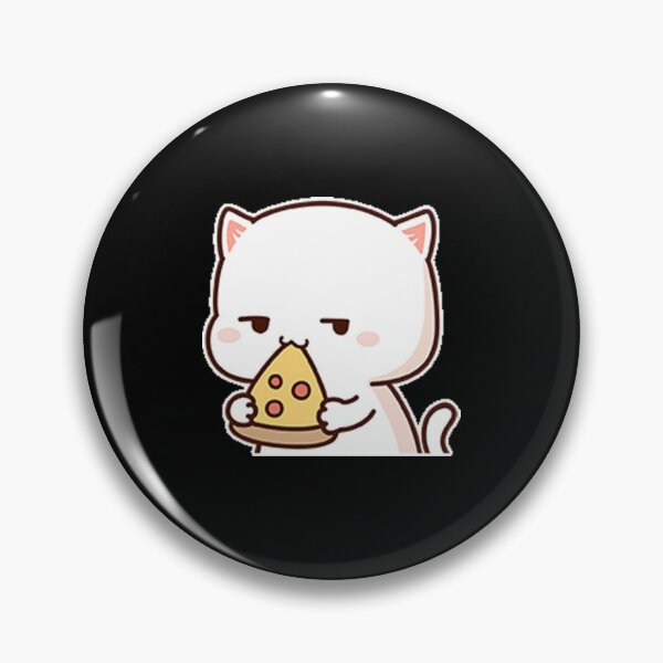 Item preview, Peach and goma mochi cat Magnet designed and sold by AdolfSanfo.