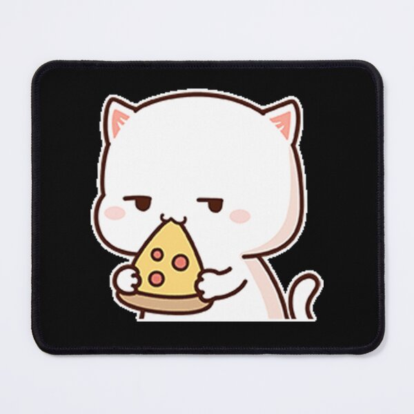Item preview, Peach and goma mochi cat Magnet designed and sold by AdolfSanfo.