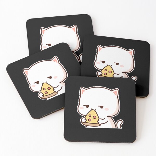 Item preview, Peach and goma mochi cat Magnet designed and sold by AdolfSanfo.