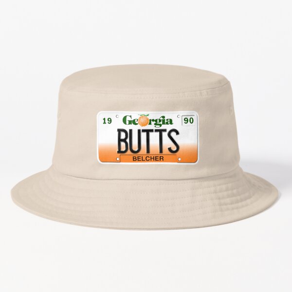 Georgia License Plate - BUTTS front Bucket Hat