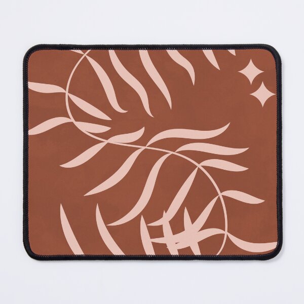 Artikelvorschau, Botanical Plant Leaf Earth Tones Boho Brown Terracotta entworfen und verkauft von technicolorable_art.