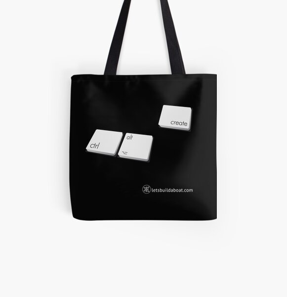 Ctrl-Alt-Create All Over Print Tote Bag