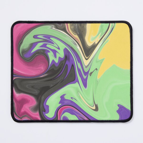 Item preview, Green Purple Yellow Flow Abstract Colorful Pattern designed and sold by Shiloh From Alaska.