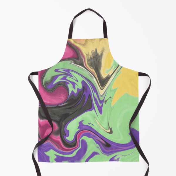 Item preview, Green Purple Yellow Flow Abstract Colorful Pattern designed and sold by Shiloh From Alaska.