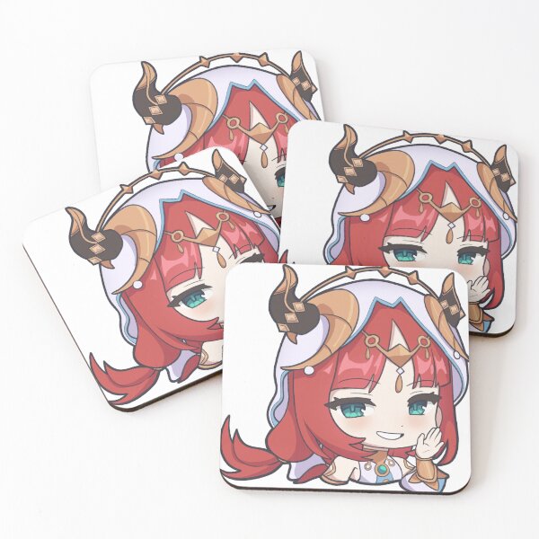 Item preview, Nilou - Genshin Impact Sumeru Etiqueta engomada linda de Kawaii Emoji Emote designed and sold by otakuzaki.