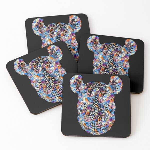 Item preview, Cool And Awesome Rhinoceros Geometric designed and sold by UnknownArtistt.
