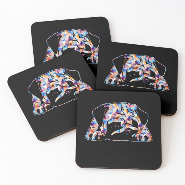 Item preview, Cool And Awesome Pug Geometric designed and sold by UnknownArtistt.