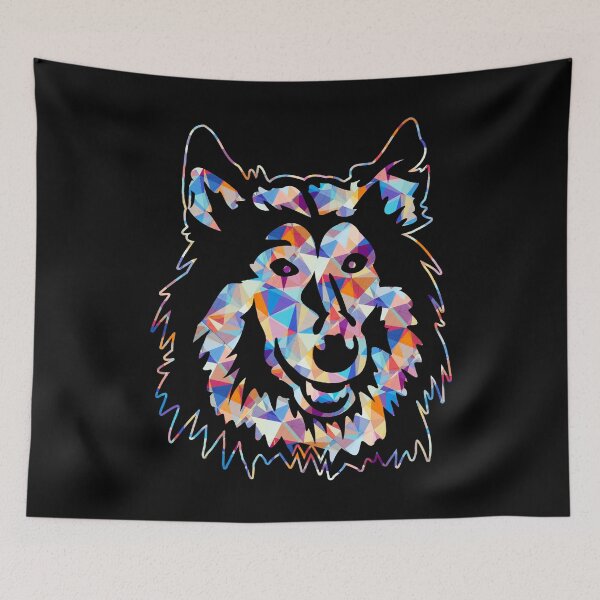 Item preview, Cool And Awesome Rough Collie Geometric designed and sold by UnknownArtistt.
