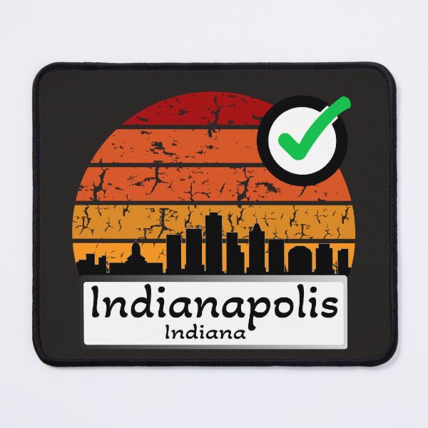 Item preview, indianapolis indiana - usa Skyline designed and sold by WhereIsTravis.