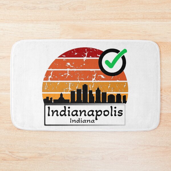 Item preview, indianapolis indiana - usa Skyline  designed and sold by WhereIsTravis.