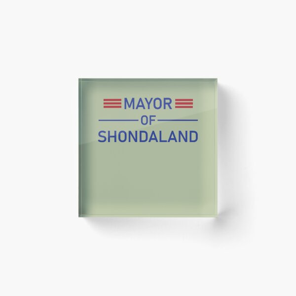 Item preview, Mayor of Shondaland designed and sold by EleanoraWeber.