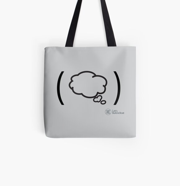 Dreaming Black All Over Print Tote Bag