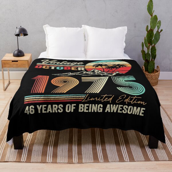 Item preview, Birthday Decoration Vintage October 1975 designed and sold by Caroline Zapata.