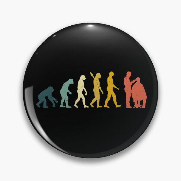 Item preview, Barber Funny Evolution of Man designed and sold by rafaeltto.