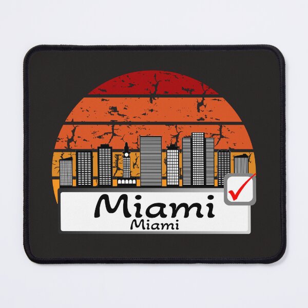 Item preview, miami florida - usa Skyline designed and sold by WhereIsTravis.