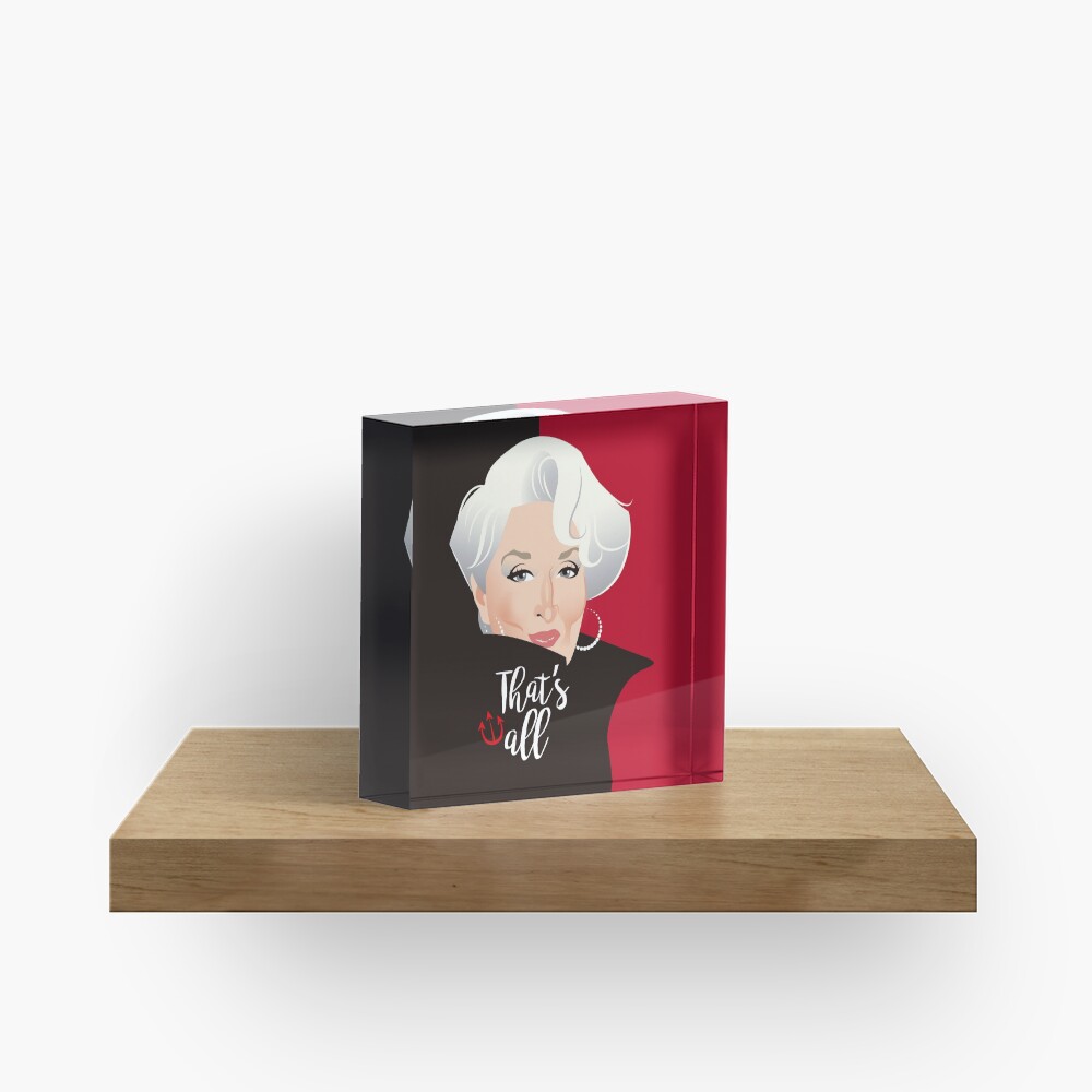 That's all Acrylic Block