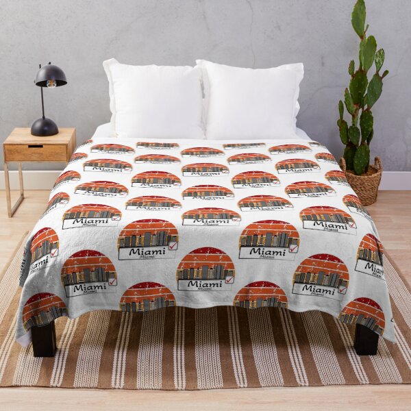 Item preview, miami florida - usa Skyline designed and sold by WhereIsTravis.