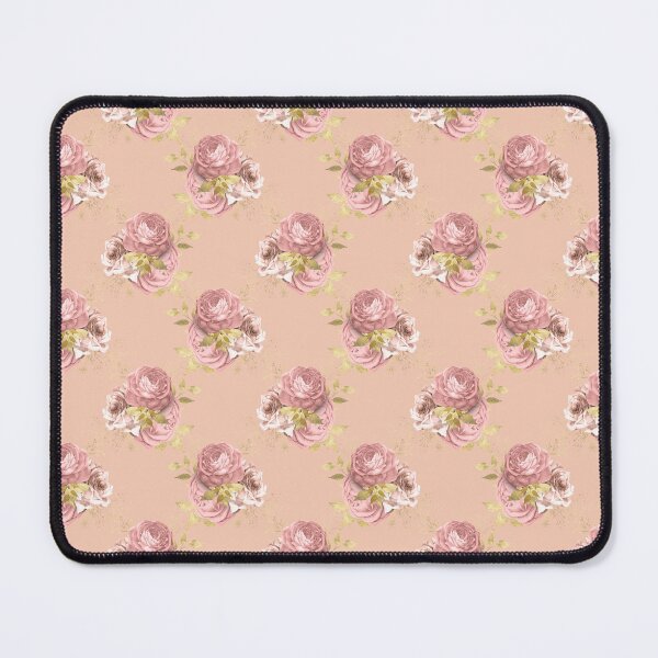 Item preview, Rose Flower On Pastel Background Seamless Pattern designed and sold by ShawnDzign.
