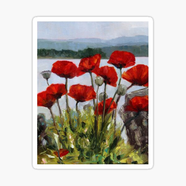 Serenity by the Sea Sticker