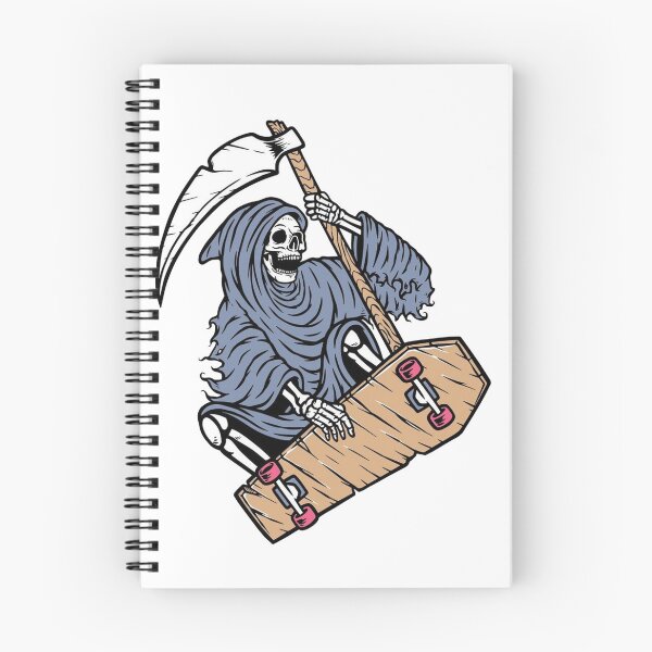 Item preview, Funny grim reaper skateboard designed and sold by Michael342.