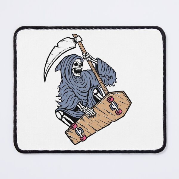 Item preview, Funny grim reaper skateboard designed and sold by Michael342.