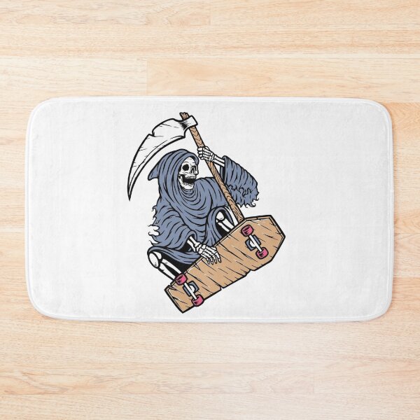 Item preview, Funny grim reaper skateboard designed and sold by Michael342.