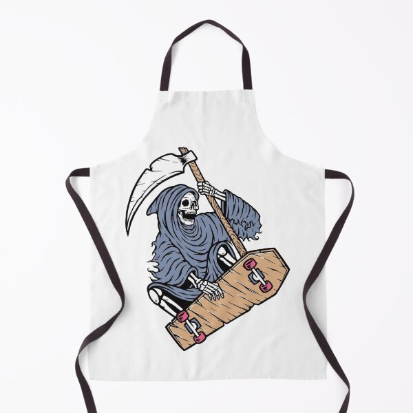 Item preview, Funny grim reaper skateboard designed and sold by Michael342.